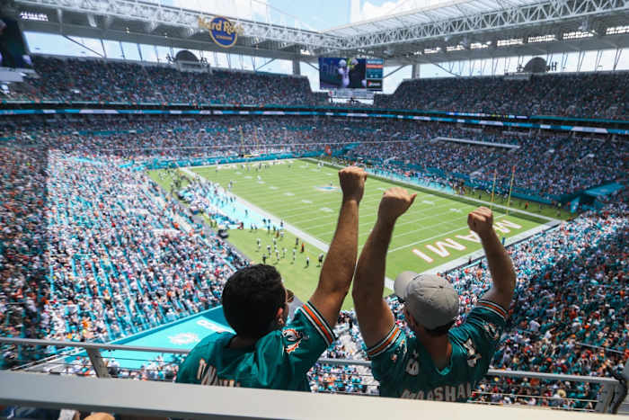 Hard Rock Stadium in North Miami